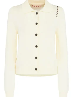 Cardigan in maglia con bottoni