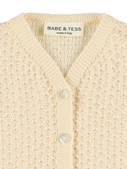 Cardigan in maglia di cotone