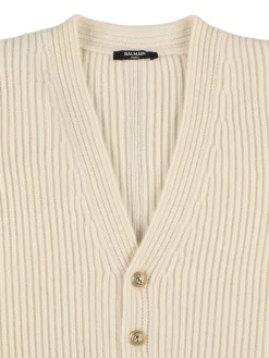 Cardigan in maglia di lana e cashmere
