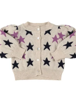 Cardigan in maglia di misto cotone