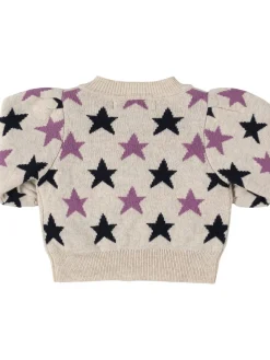 Cardigan in maglia di misto cotone
