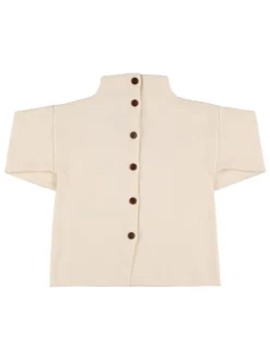 Cardigan in maglia di misto cotone