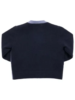 Cardigan in maglia di misto lana