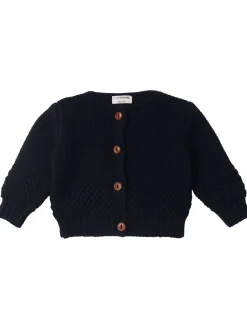 Cardigan in maglia di misto lana