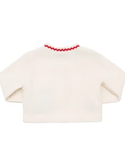 Cardigan in maglia di misto lana