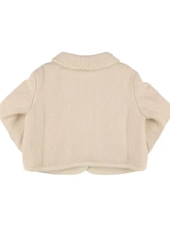 Cardigan in maglia di misto lana