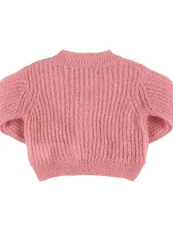 Cardigan in maglia di misto mohair