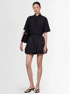 Cargo balloon mini skirt