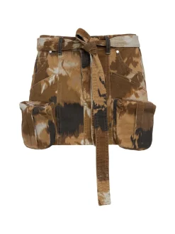 Cargo mini skirt