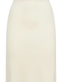 Cashmere knit pencil skirt