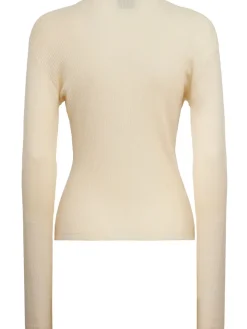 Cashmere & silk long sleeve t-shirt