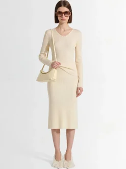 Cashmere & silk long sleeve t-shirt
