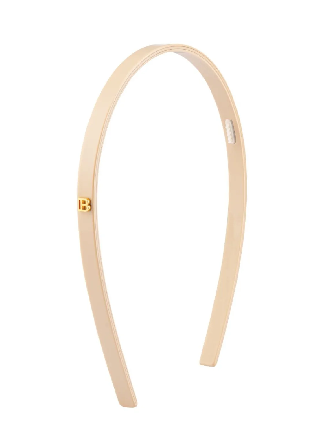 Cerchietto sottile in acetato con logo