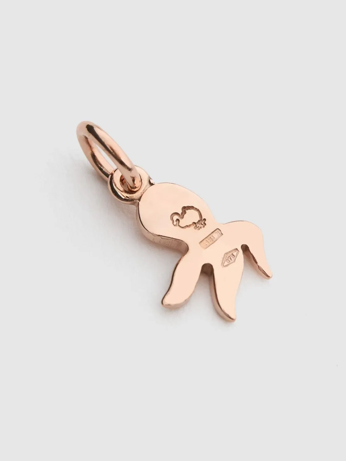 Charm octopus in oro rosa 9kt
