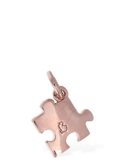 Charm Puzzle in oro rosa 9kt smaltato
