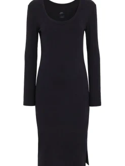 Chill Knit Tight Long-Sleeve Midi dress