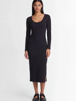 Chill Knit Tight Long-Sleeve Midi dress