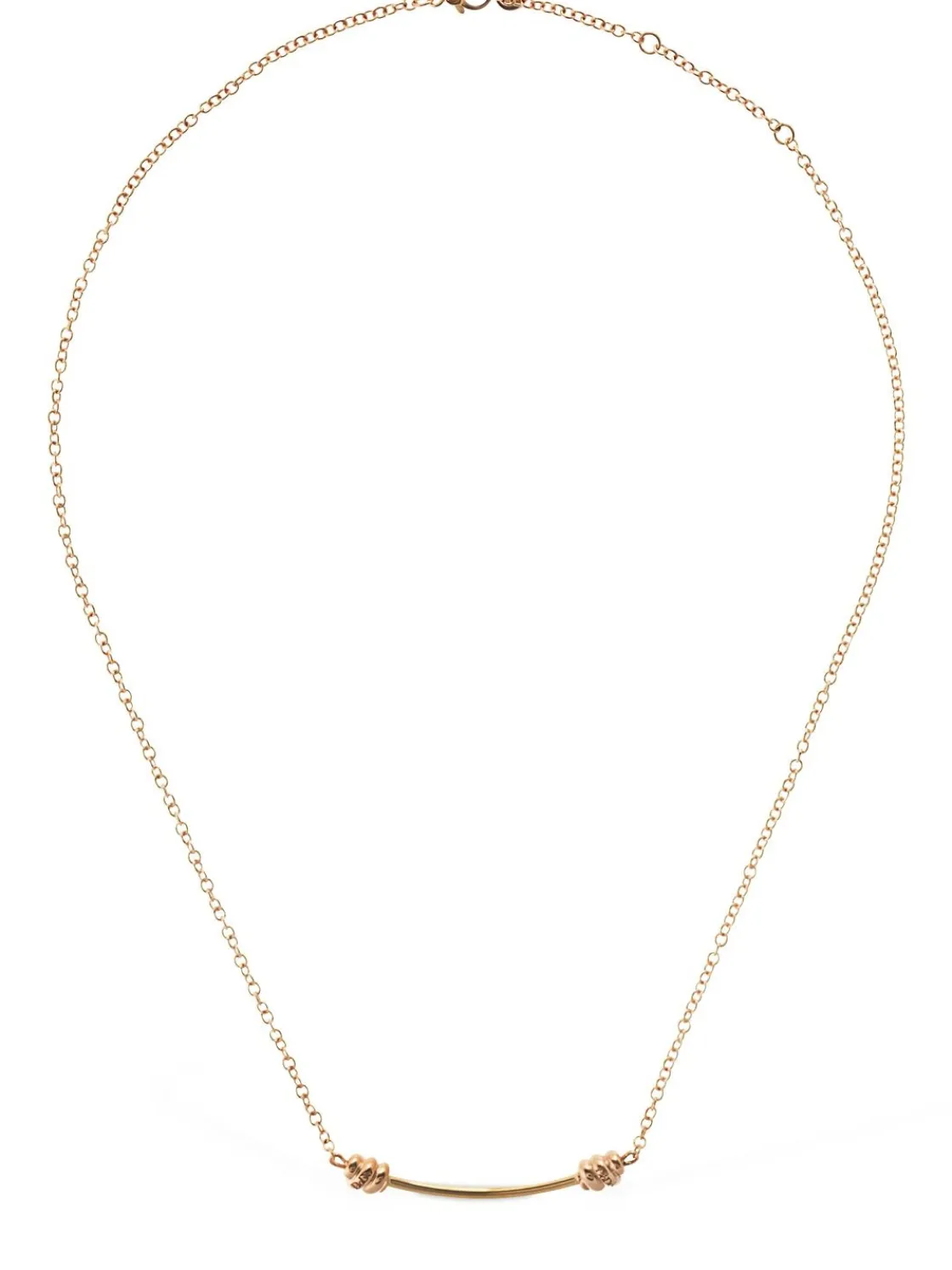 Collana lunga Nodo in oro rosa 9kt