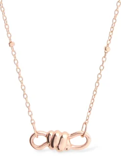 Collana Nod in oro rosa 9kt