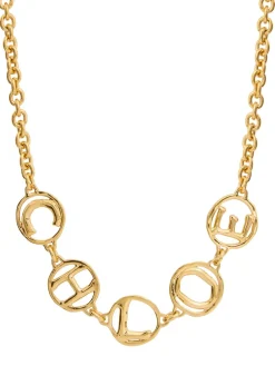 Collana Script con logo cerchiato