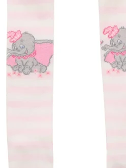 Collant in misto cotone con stampa Dumbo