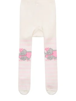Collant in misto cotone con stampa Dumbo