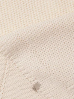 Coperta in maglia di misto lana