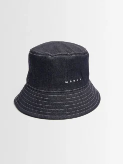 Cotton blend canvas bucket hat