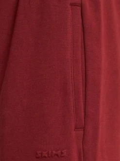 Cotton blend classic straight leg pants