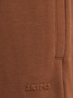 Cotton blend classic straight leg pants