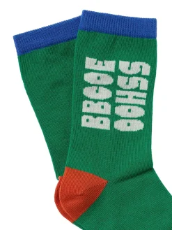 Cotton blend jacquard socks