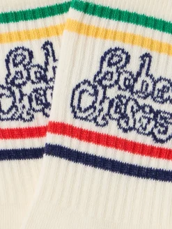 Cotton blend jacquard socks
