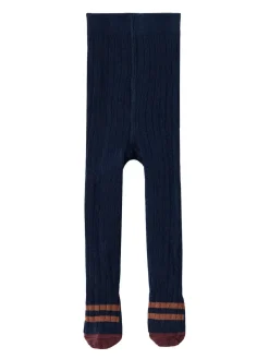 Cotton blend knit tights