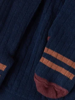 Cotton blend knit tights