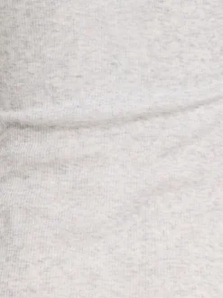 Cotton blend long sleeve top