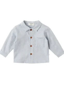 Cotton blend shirt
