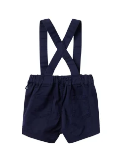 Cotton chambray overalls