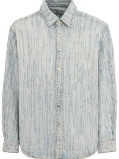 Cotton denim shirt