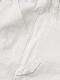 Cotton denim shorts