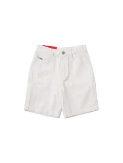 Cotton denim shorts