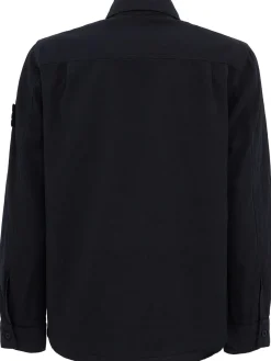 Cotton & linen overshirt