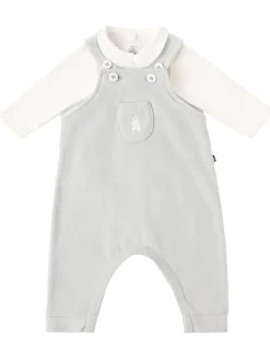 Cotton overalls & bodysuit