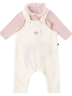 Cotton overalls & bodysuit