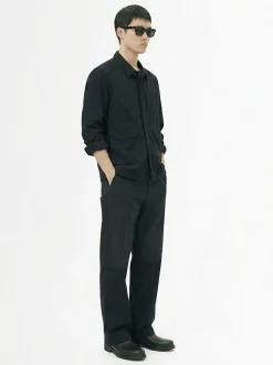 Cotton & poly overshirt