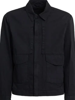 Cotton & poly overshirt