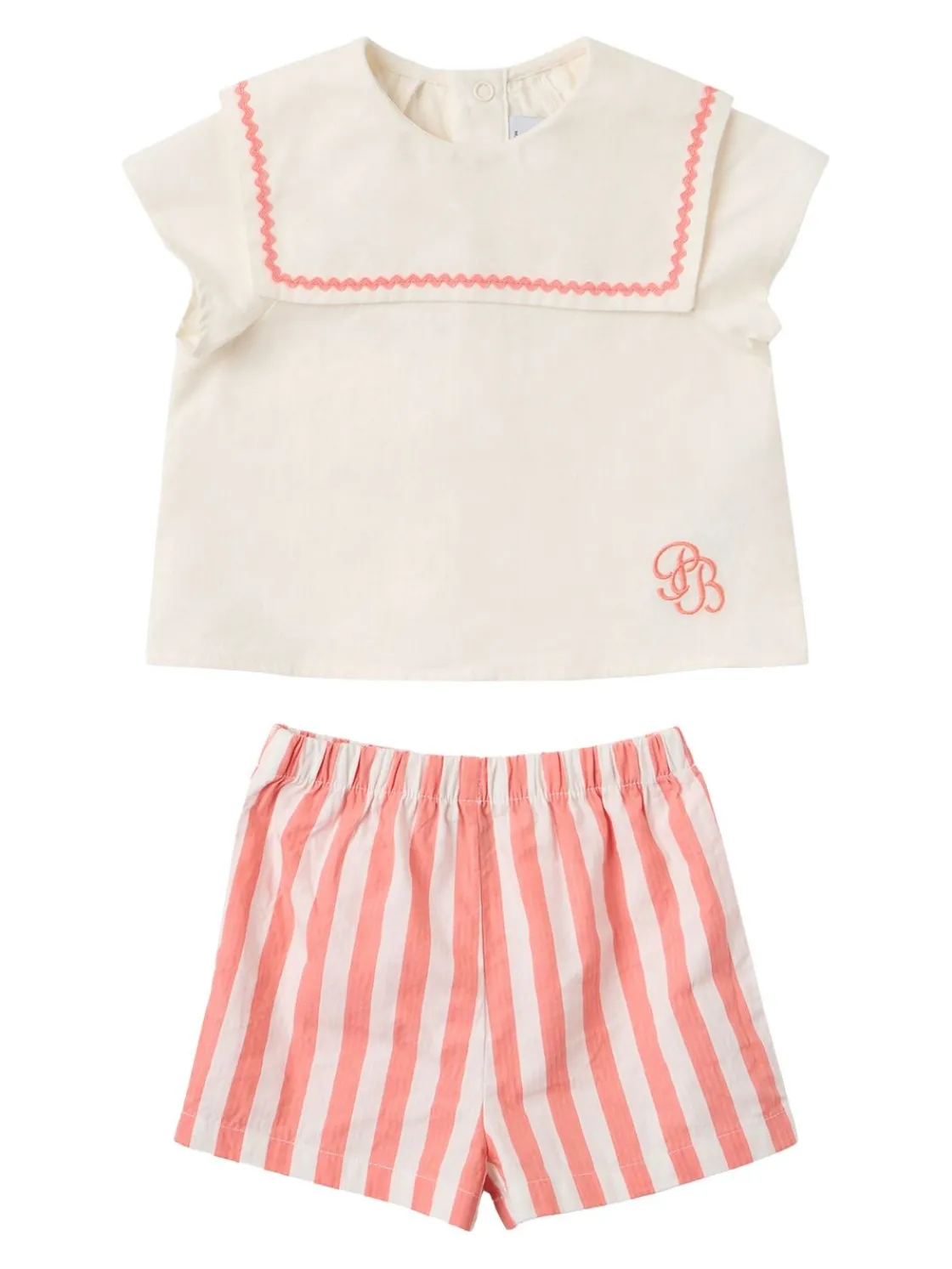 Cotton poplin shirt & shorts