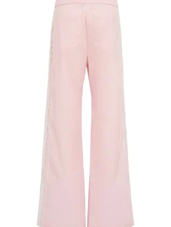 Cotton wide pants