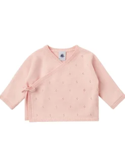 Cotton & wool knit cardigan