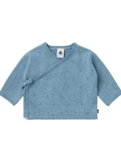 Cotton & wool knit cardigan