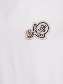 Double logo patch cotton t-shirt